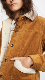 Madewell Sherpa Corduroy Shore Jacket