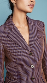 Opening Ceremony Blazer Dress with Rib Back