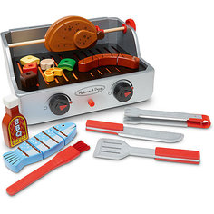 Игровой набор Melissa&Doug "Готовь и играй" Вертел и набор для барбекю