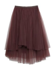 Юбка длиной 3/4 Brunello Cucinelli