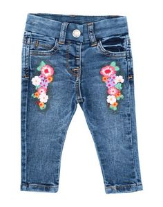 Джинсовые брюки Monnalisa