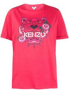 Kenzo футболка с принтом Tiger
