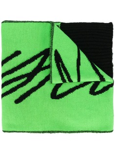 Just Cavalli шарф с логотипом оверсайз
