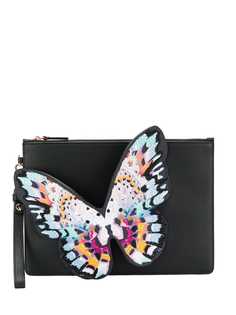 Sophia Webster buterfly application clutch bag