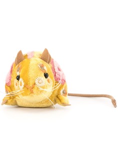 Anke Drechsel мягкая игрушка в форме мыши с вышивкой