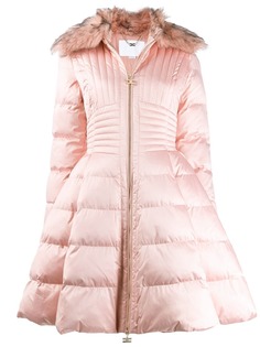 Elisabetta Franchi flared puffer coat