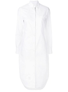 Thom Browne платье-рубашка с вышивкой уток