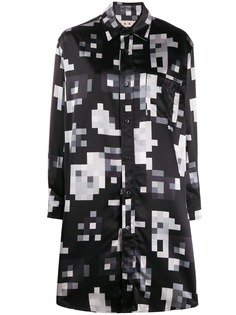 Marni graphic print shirt dress