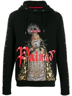 Frankie Morello Pain print hoodie