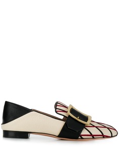 Bally embroidered loafers