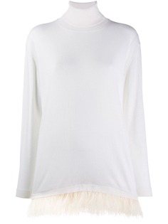 P.A.R.O.S.H. embellished hem jumper