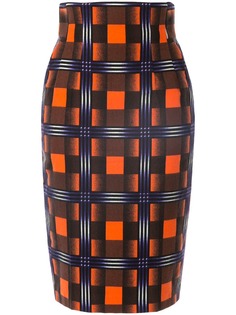 Facetasm high waisted pencil skirt