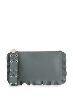 Red Valentino RED(V) Rock Ruffles clutch