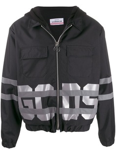 Gcds куртка с капюшоном и логотипом