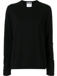 Moschino джемпер вязки интарсия с логотипом