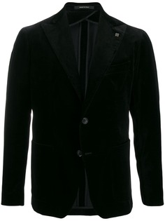 Tagliatore single-breasted velvet blazer