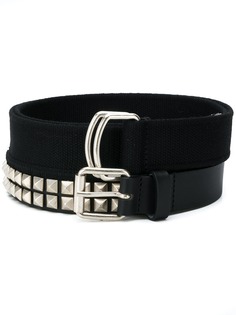 Gosha Rubchinskiy studded double belt ГОША РУБЧИНСКИЙ