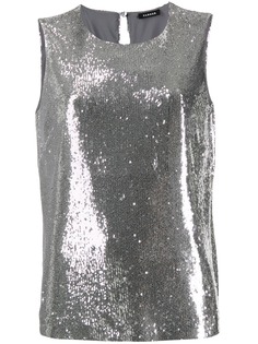 P.A.R.O.S.H. sequin embellished top