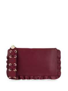 Red Valentino RED(V) Rock Ruffles clutch