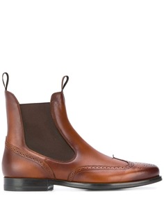 Santoni brogue boots
