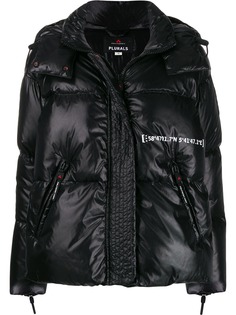 Peuterey contrast print padded jacket