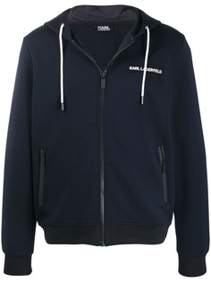 Karl Lagerfeld zipped hoodie