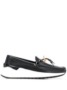 Buscemi contrast sole loafers