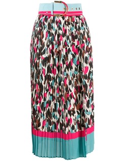 Elisabetta Franchi printed pleated skirt