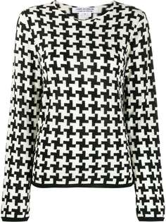 Comme Des Garçons Comme Des Garçons houndstooth jumper