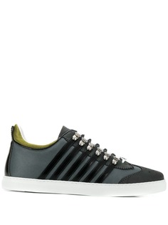 Dsquared2 stripe panel sneakers