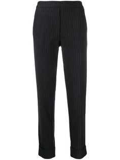 Kiltie pinstripe slim fit trousers