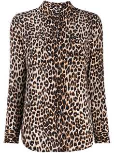 Equipment leopard print shirt