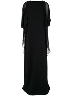 Max Mara вечернее платье с кейпом
