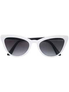 Prada Eyewear солнцезащитные очки в оправе кошачий глаз