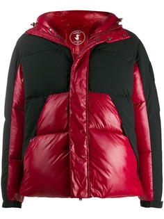Save The Duck contrast panels padded coat