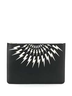 Neil Barrett клатч с принтом