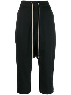 Rick Owens брюки с низким шаговым швом