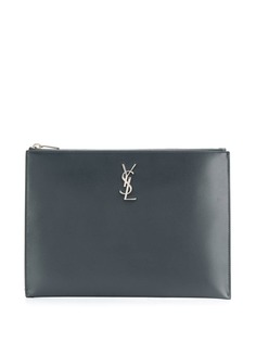 Saint Laurent клатч с декором Monogram