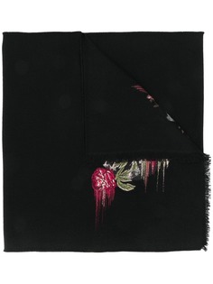 Alexander McQueen шарф с узором Skull