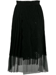 Ermanno Scervino юбка с кружевной отделкой