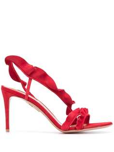 Aquazzura босоножки Ruffle 90