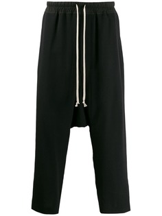 Rick Owens укороченные брюки с низким шаговым швом