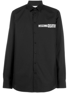Moschino рубашка с логотипом