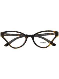 Prada Eyewear очки Prada Disguise в оправе кошачий глаз
