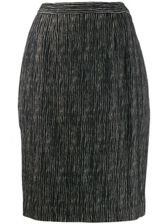 Balmain Pre-Owned полосатая юбка 1980-х годов