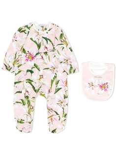 Dolce & Gabbana Kids комбинезон для новорожденного с принтом Tulip