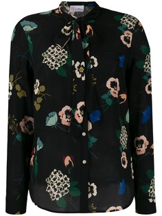 Red Valentino блузка с цветочным принтом