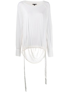 Ann Demeulemeester джемпер со шнурком