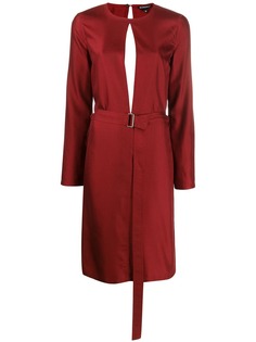 Ann Demeulemeester платье миди с поясом