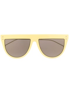 Fendi Eyewear солнцезащитные очки в полуоправе